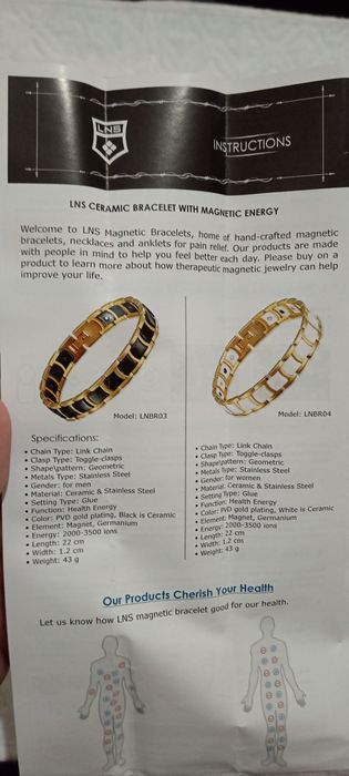 Braslet LNS orginal karobka dakument bor