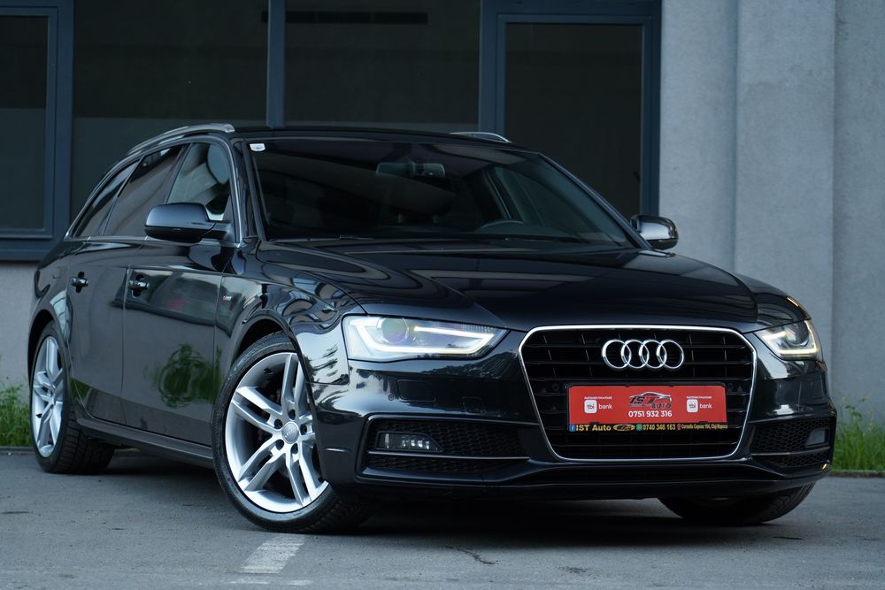 Audi A4 3xS-Line 2013 2.0Diesel 177cp • 12Luni Garantie Motor Cutie • Distributie Kit Gratuit • Transport La domiciliu Gratis • Rate TBI /UniCredit