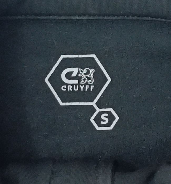 Cruyff Tech Turn Sweatshirt оригинално горнище S черен суичър горно горница