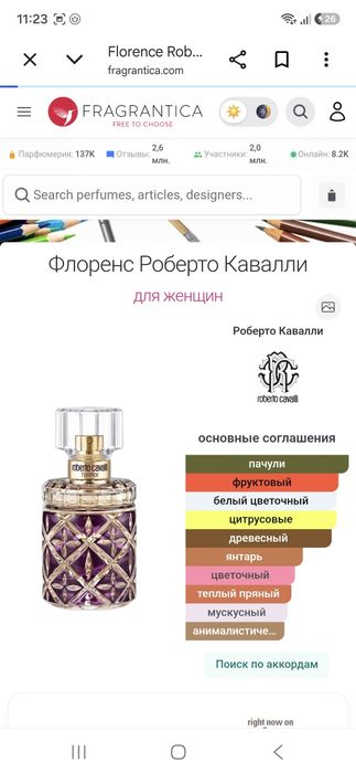 Roberto Cavalli парфюм