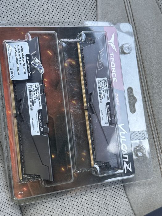 (СРОЧНО) DDR4 16GB 2x8GB 3200 CL16 T-Force Vulkan