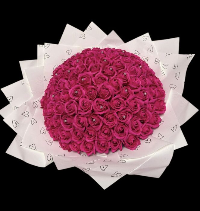 Buchet 101 trandafiri 200 lei