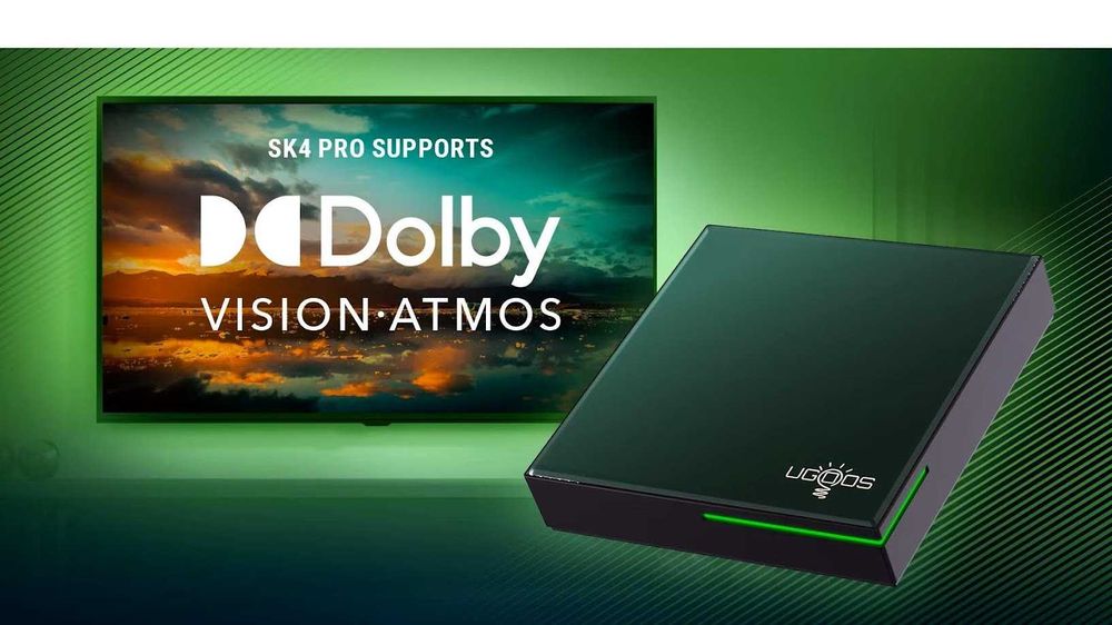 „Ugoos SK4 Pro, un TV box Android de nouă generație, echipat cu Amlogic S905X5M-K.”