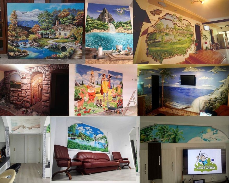 Picturi pe pereți / pictura pe perete