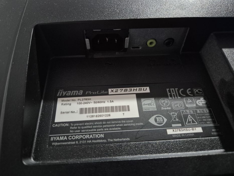 Monitor iiyama prolite x2783hsu