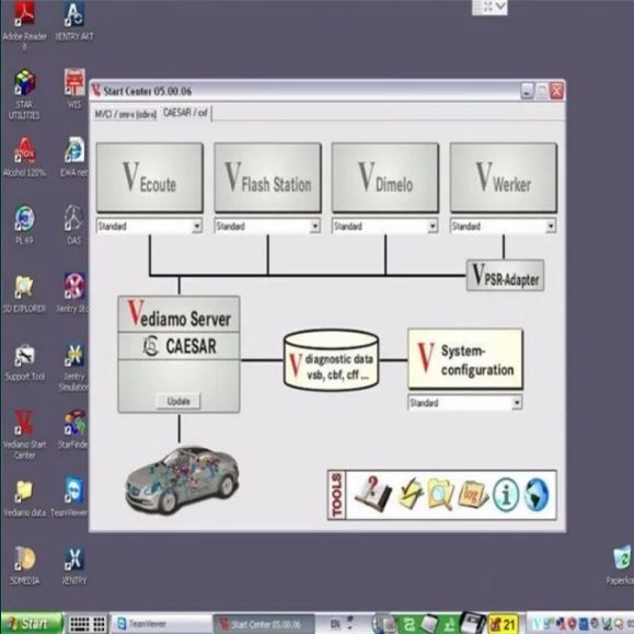 Tester Mercedes MB STAR LIGHT MDI Connect + Laptop Full Activat RO