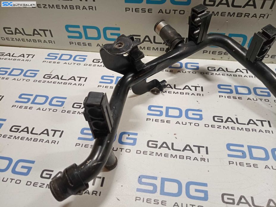 Teava Conducta Metalica Aerisire Racire Apa Skoda Superb 2 1.9 TDI 2004 - 2013 Cod 038121065 038121065C [M5550]