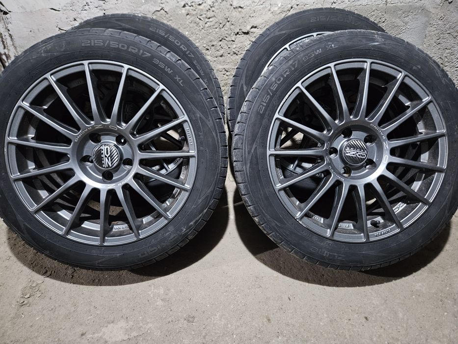 Jante OZ Superturismo LM 17x7.5 pcd 5x108 ET40(Volvo Jaguar Ford Renault Peugeot Citroen) Matt Graphite silver