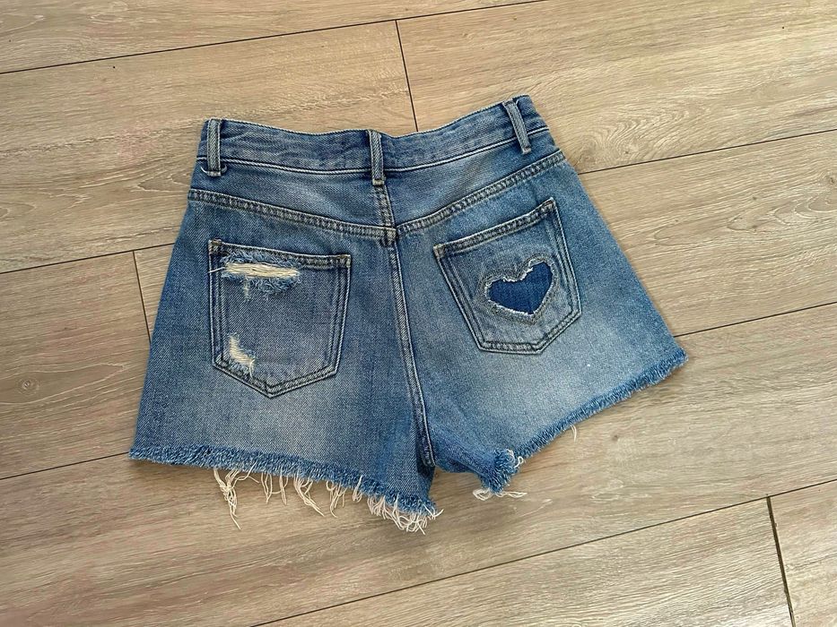 Къси дънкови панталонки Free Line zara