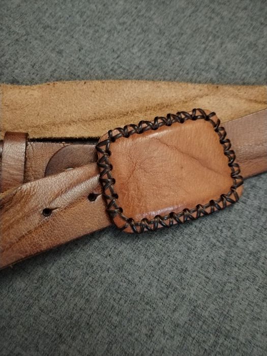 Нов мъжки колан Art естествена кожа