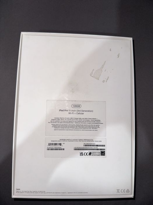 iPad pro 11 celluar 128gb