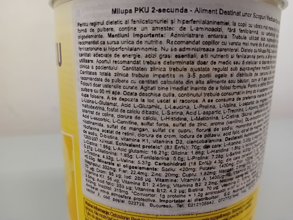 Lapte praf Milupa PKU SECUNDA