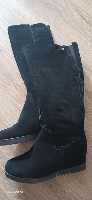 Сапоги, тапочки (чёрные, коричневые))