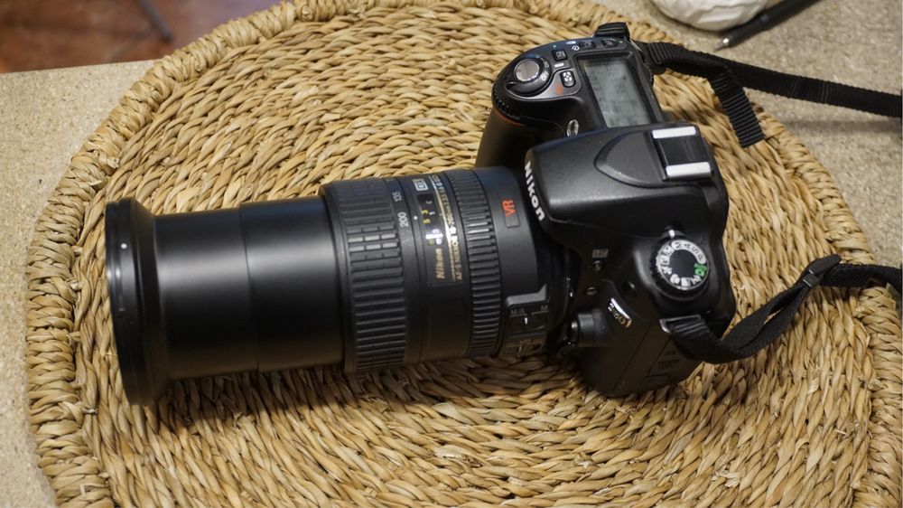 Nikon D80 + Nikon 18-200mm VR – Kit complet  NUMAR CADRE - 7727 ( Negociabil )