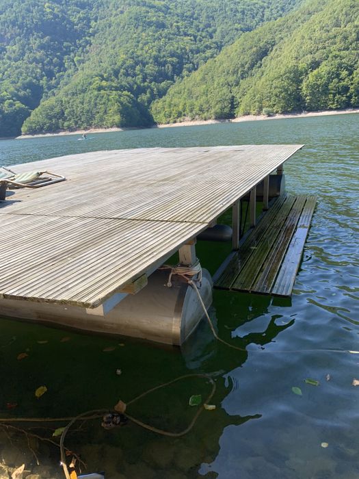 Vand/Schimb Ponton inox 26 mp cu barca sau skijet