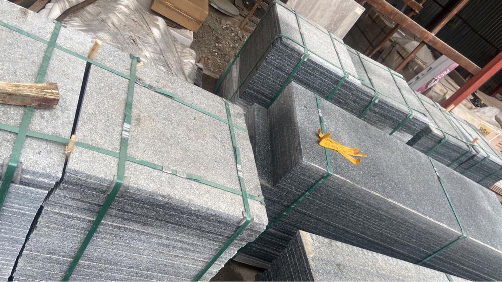 Гранит серый полированный и термо