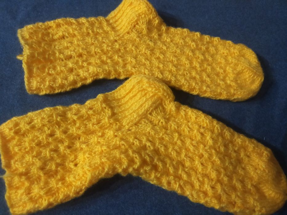 Вязаные  носки...