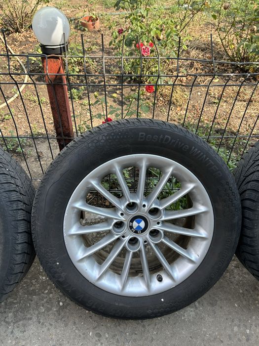 Vand jante plus anvelope 5x120 215/55/r16