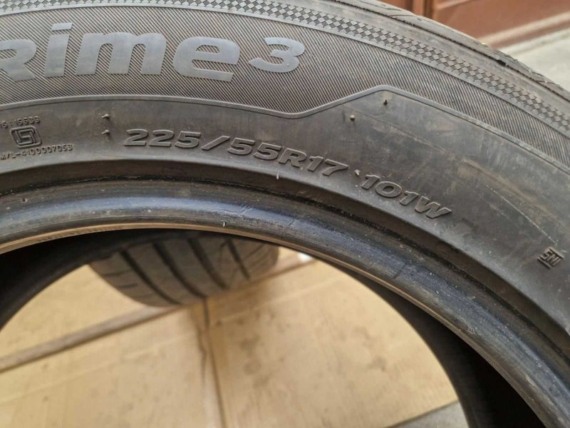 2 Hankook R17 225/55
летни гуми
DOT1422
