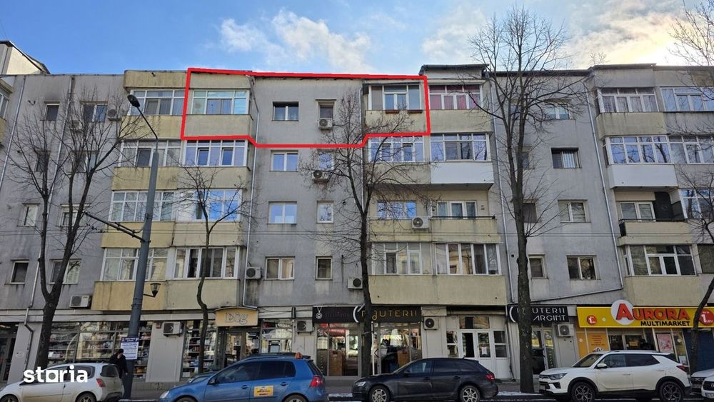 Apartament cu 3 camere, etaj 4, mobilat, VASLUI zona CENTRU - BIG;