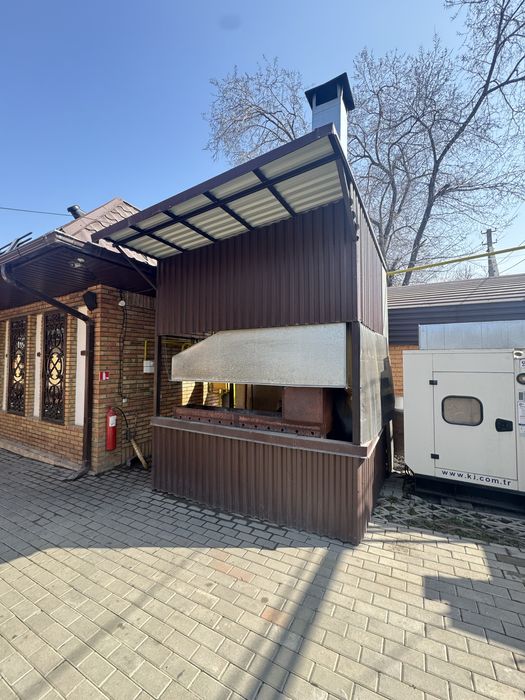 Мангал с навесом