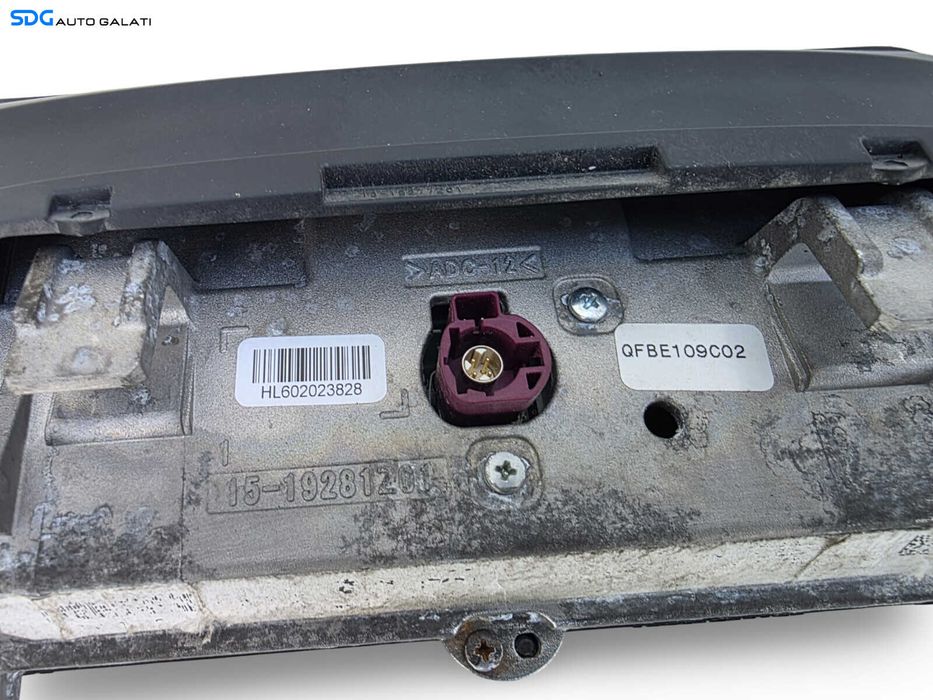 Display Afisaj Ecran Bord Navigatie BMW Seria 3 F30 NFL Non Facelift 2011 - 2014 65509292247 9292247 [K2179]