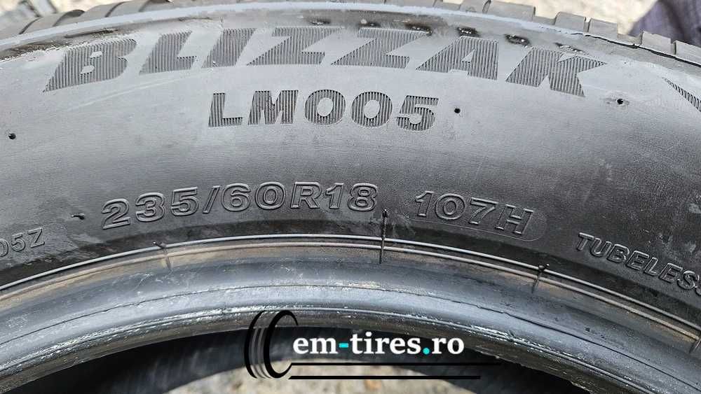 SET 2 Anvelope Iarna 235/60 R18 BRIDGESTONE Blizzak LM005 107H