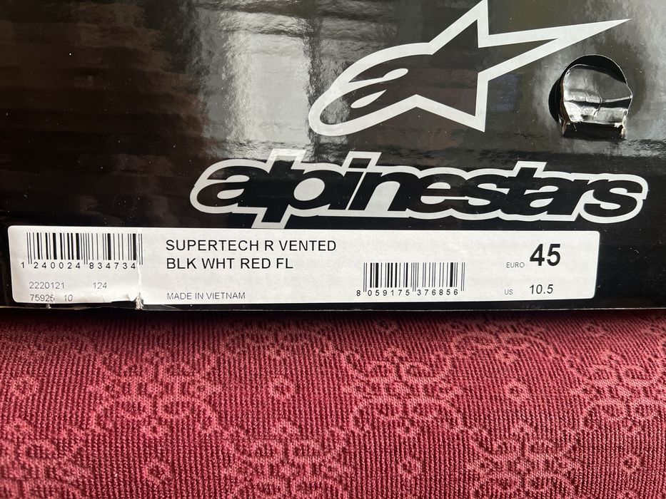 Alpinestars Supertech R Vented N:45