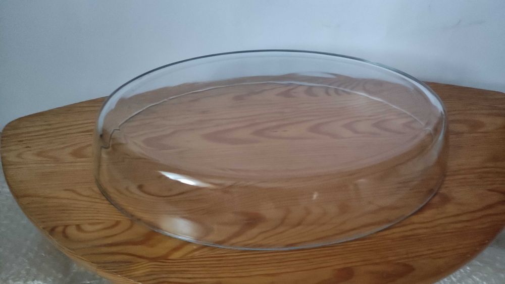 Голяма овална тава от огнеупорно стъкло