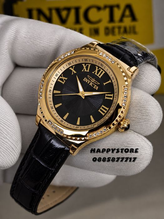 INVICTA Elegance women gold 38 mm, Инвикта нов дамски часовник
