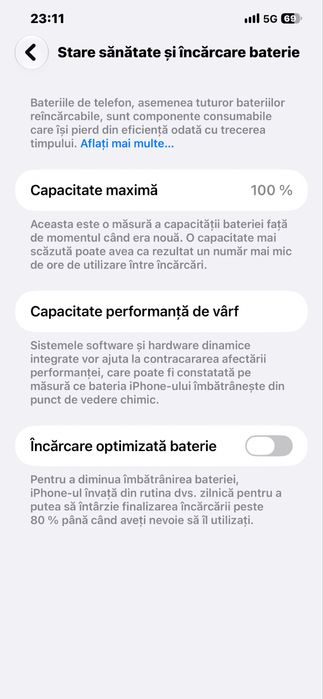 Iphone 12 pro max 100%viata baterie