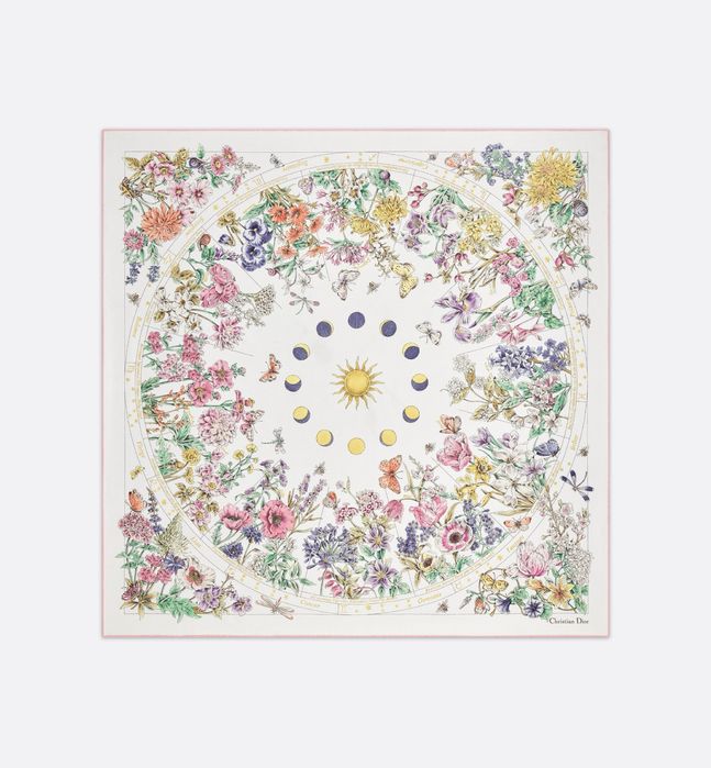 Шал Dior 90/90 коприна