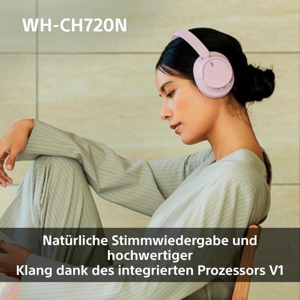 Нови Безжични Слушалки Sony WH-CH720, ANC, 2 години Гаранция, до 35 часа