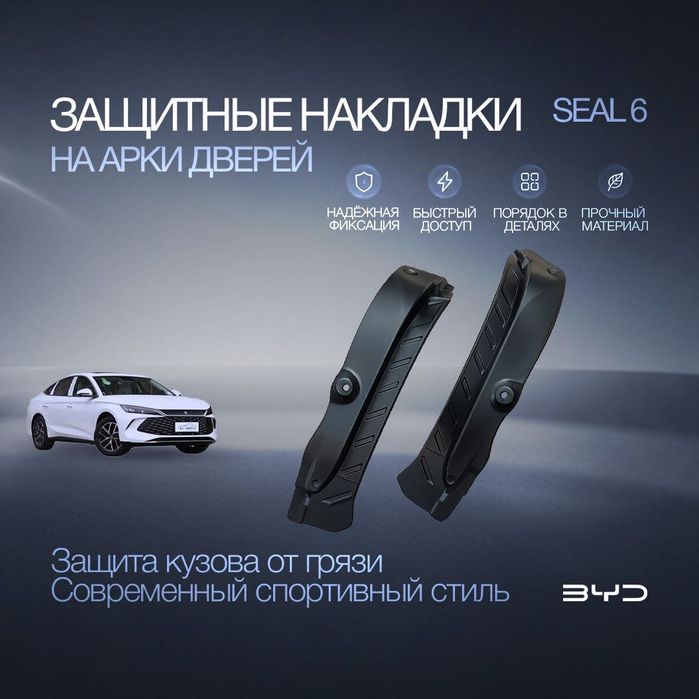 Защитные накладки на арки дверей для BYD Seal 6