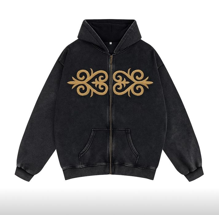 Зип худи на флисовый подкладке