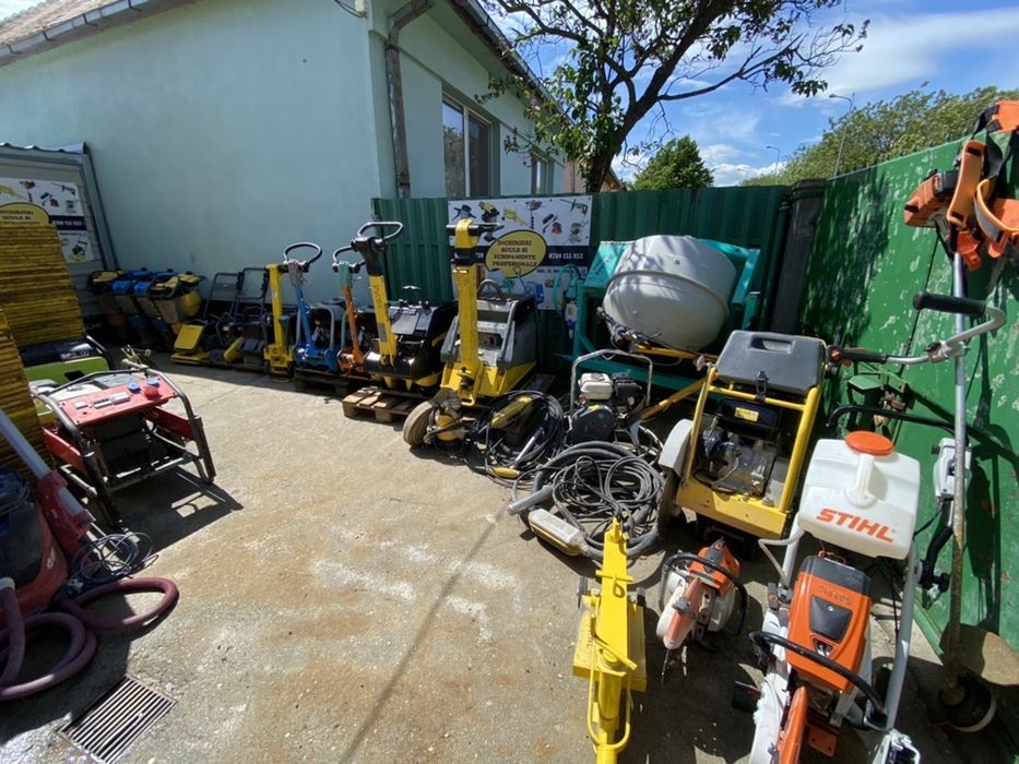 Inchirieri scule-mai compactor ,debitator beton ,tun caldura, vibrator