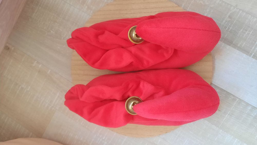 Пантофки за коледна фотосесия