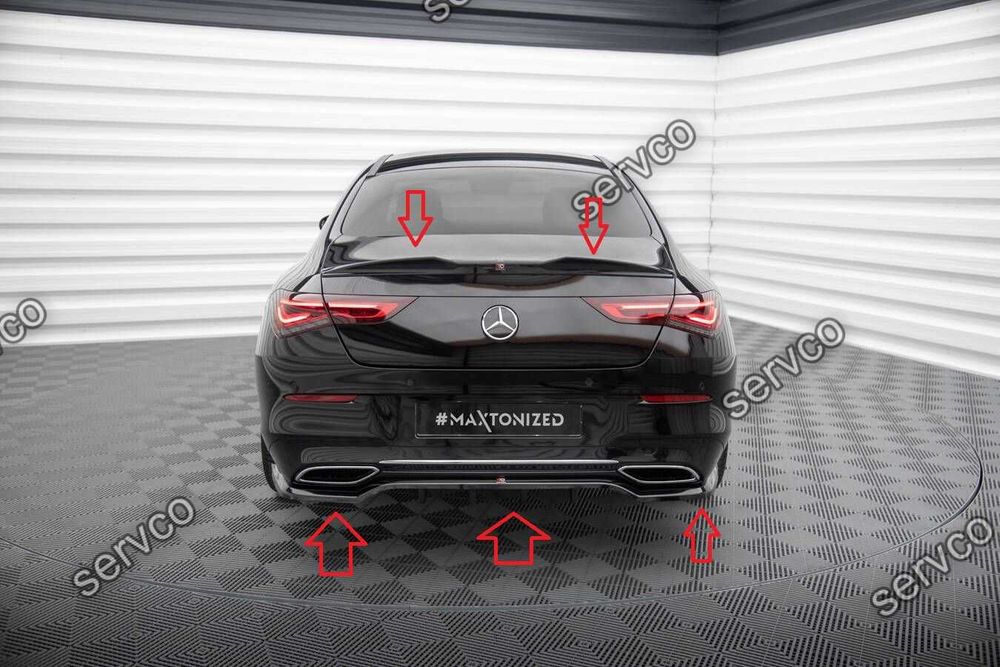 Pachet Body kit tuning Mercedes CLA C118 Coupe 2019- v1 Maxton Design