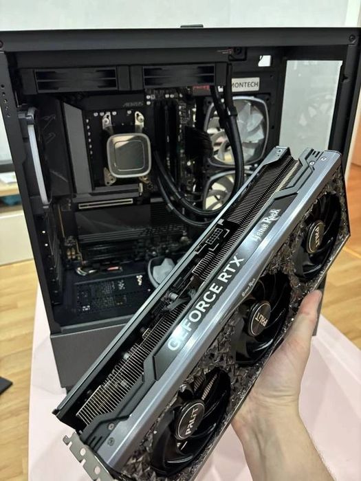 Видеокарта Palit RTX 4070 ti super Omniblack OC 16GB