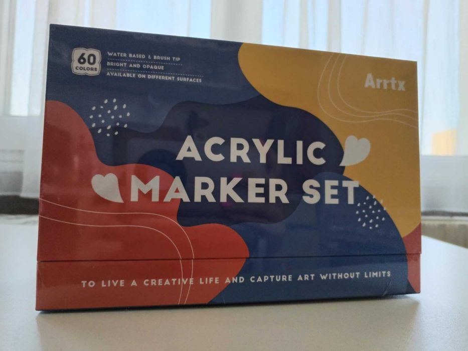 Маркери Acrylic Marker Set 60 цвята