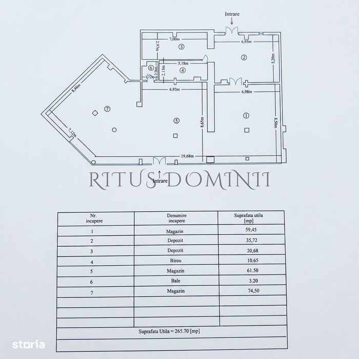 Spatiu Comercial Rogerius, Zona cu Trafic Intens, 265mp Utili
