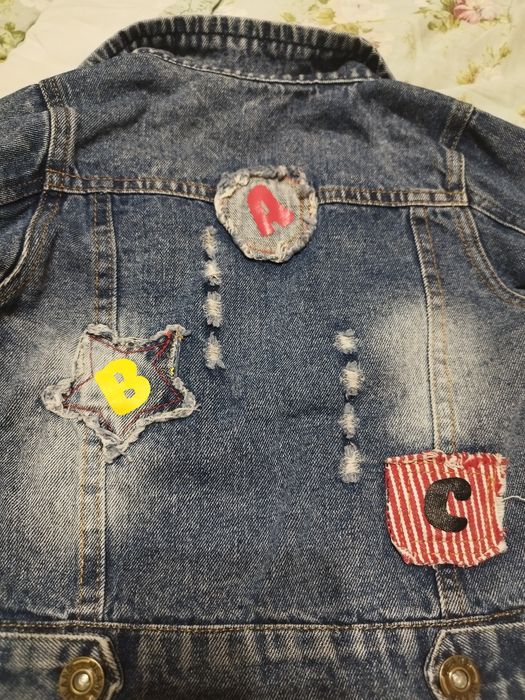 Джинсовка детская возраст 1-2 лет