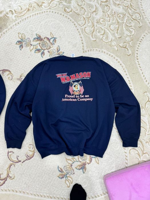 Парные свитшот синий