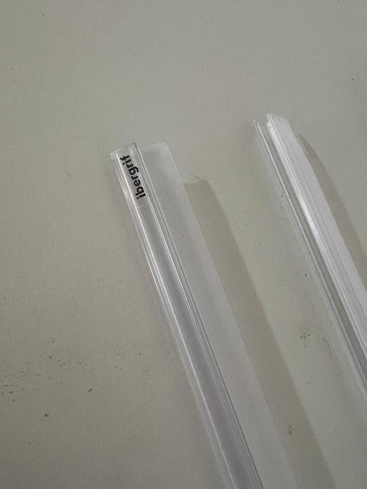 Set garnituri etanșare pentru ușă de duș Ibergrif M102-80, 2 x 80 cm