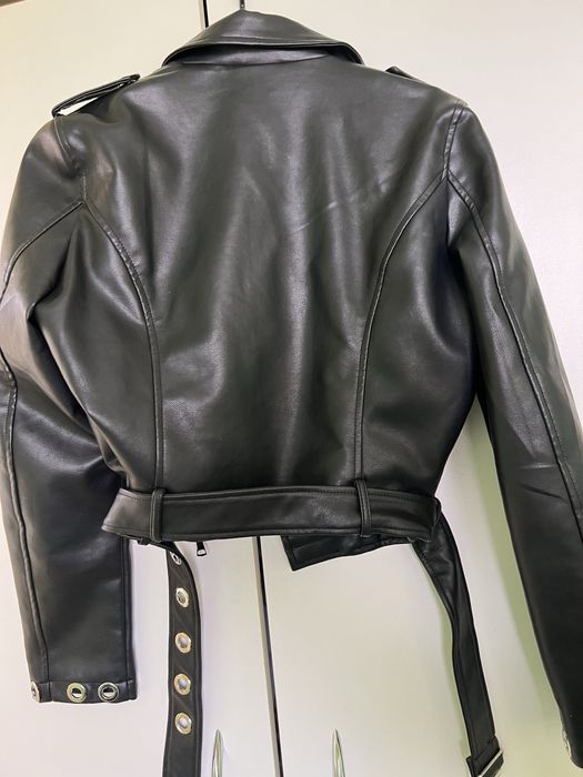 Дамско яке еко кожа