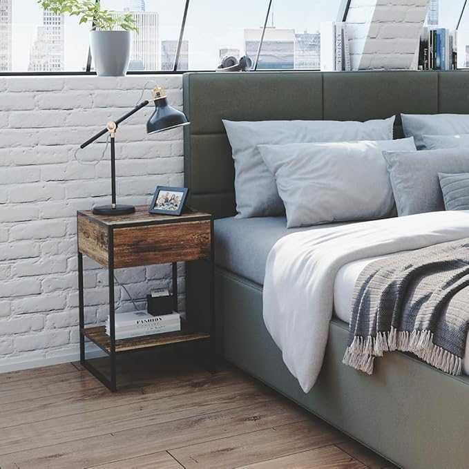 Нощно шкафче Vicco Fyrk , комплект  от 2 бр