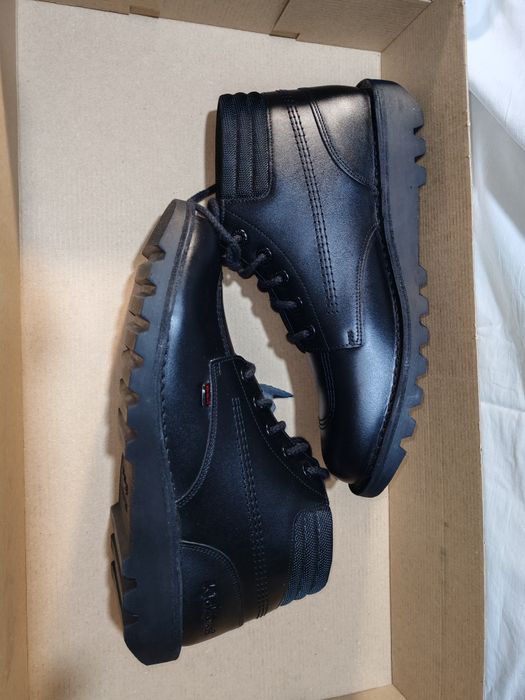 Удобни мъжки боти от естествена кожа KicKers №44