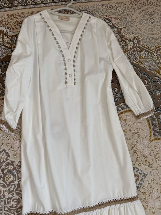 Турецкое платье белое