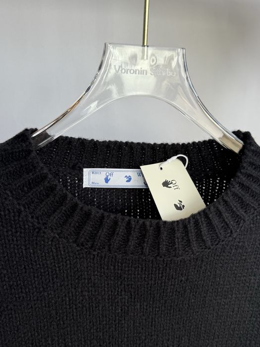 Off White Black Sweater | Hanorac Off White