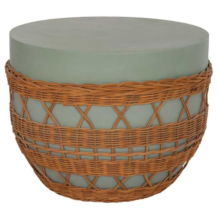 Холна маса, Vilhena, Зелен, Цимент, Φ56х47см.